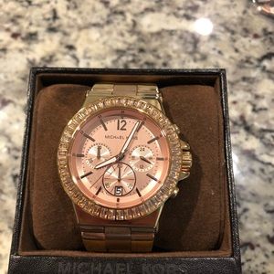 Michael Kors watch, rose gold